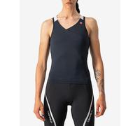 Maillot Castelli Solaris bretelles noir blanc femme - XL