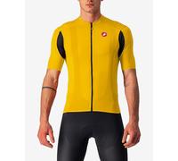 Maillot Castelli Superleggera 2 manche courte jaune safran - XXL