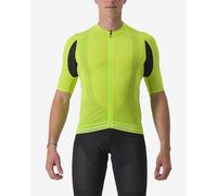 Maillot manches courtes castelli superleggera 3 noir jaune fluo