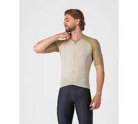 Maillot Castelli Unlimited Endurance 3 manches courtes gris lune marron clair - S