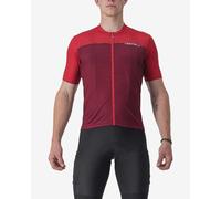Maillot Castelli Unlimited Entrata manche courte rouge foncé bordeaux - XXL