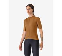 Maillot Castelli Unlimited manche courte marron toffee femme - S