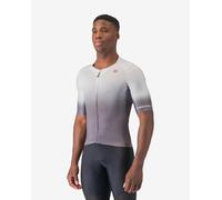 Maillot Castelli UPF manche courte blanc grisâtre - M