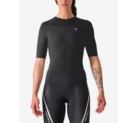 Maillot Castelli Velocissima 2 manche courte noir clair femme - L