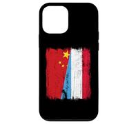 Maillot chinois luxembourgeois demi drapeau chinois luxembourgeois Coque pour iPhone 12 mini