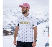 Maillot Claro Flocon Folie Douce Meribel 2025 Blanc Unisexe Blanc XL