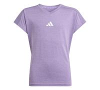 adidas Mädchen Goto PZ V Neck T-Shirt, Active Purple/Ice Lavender/White, 5-6 Years