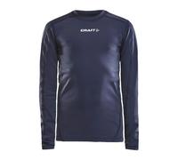 Maillot compression enfant Craft pro control LS Bleu 10/12 ans