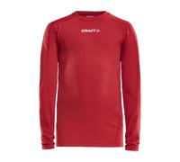 Maillot compression enfant Craft pro control LS Rouge 8/10 ans