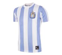 Copa Maillot de football Maradona Argentina 1986 rétro Blanc S Homme