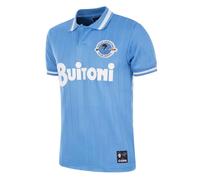 Maillot Copa Football Maradona Napoli 1986/87 Retro Bleu S Male