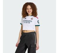 Adidas Real Madrid 26/27 Cropped Home Woman Short Sleeve T-shirt Noir S Femme