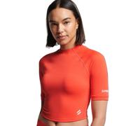 Superdry Run 3/4 Tight Crop Short Sleeve T-shirt Orange L Femme