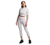 Superdry Run 3/4 Tight Crop Short Sleeve T-shirt Blanc XL Femme
