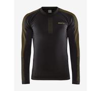 Maillot Craft ADV Warm Intensity manche longue noir jaune - S