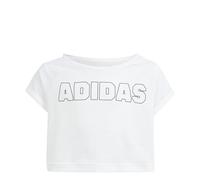 Adidas Maillot crop fille Dance Aeroready Blanc 7/8 ans