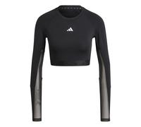 Maillot crop manches longues femme adidas Hyperglam Noir M