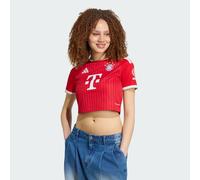 Adidas T-shirt à Manches Courtes Pour Femme Domicile Fc Bayern Munich 26/27 Cropped