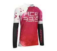 Acerbis J-Windy Watermark, maillot L Mauve/Blanc/Noir Mauve/Blanc/Noir