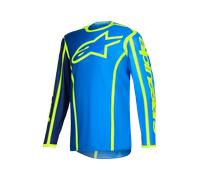 Maillot Cross Alpinestars Fluid Apex Bleu/Jaune FluoL Bleu,Jaune Fluo