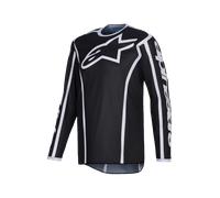 Alpinestars Maillot cross Fluid Apex Manches longues Noir/Gris Taille 2XL Homme