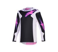 Maillot Cross Alpinestars Fluid Grid Noir/Gris/VioletL Noir,Gris,Violet