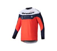 Maillot Cross Alpinestars Pro-Dura Bleu Marine/Orange Vif/BlancM Bleu Marine,Orange Vif,Blanc
