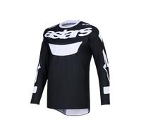 Alpinestars Maillot de cross Racer Air Riway Manches longues Noir/Blanc Homme Taille L