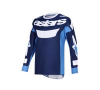 Alpinestars Racer Riway, maillot M Bleu/Bleu Clair/Blanc Bleu/Bleu Clair/Blanc