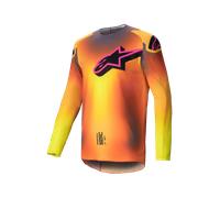 Maillot Cross Alpinestars Supertech Lipan Jaune/RoseM Jaune,Rose