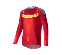 Maillot Cross Alpinestars Supertech Maker Rouge Vif/Jaune FluoL Rouge Vif,Jaune Fluo