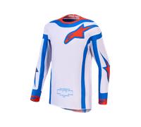 alpinestars Supertech Vesta Hommes Maillot MX Gris/Mauve XL