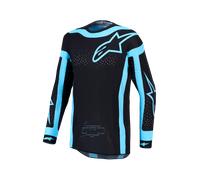 Maillot Cross Alpinestars Supertech Vesta Noir/TurquoiseS Noir,Turquoise