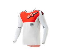 Maillot Cross Alpinestars Supertech Ward Blanc/Orange vifXXL Blanc,Orange vif