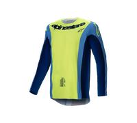Maillot Cross Alpinestars Techstar Melt Fluo Jaune/BleuL Fluo Jaune,Bleu