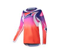 Maillot Cross Femme Alpinestars Stella Fluid Wurx Multicolore/BlancM Multicolore,Blanc