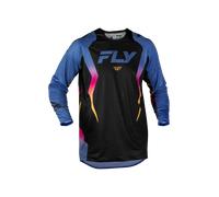 Maillot Cross FLY Racing Evolution DST Bolt Édition Limitée Noir/Bleu/MulticoloreL Noir,Bleu,Multicolore