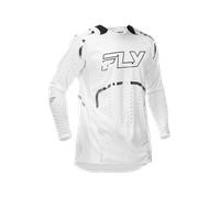 Maillot Cross FLY Racing Evolution DST Flash V26 (Édition Limitée) Blanc/ArgentL Blanc,Argent