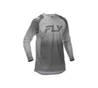 Fly Racing Evolution DST, maillot M Gris/Gris Foncé/Blanc Gris/Gris Foncé/Blanc