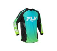 Maillot Cross FLY Racing F-16 V26 Aqua/noir/blancL Aqua,noir,blanc
