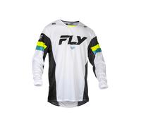 Maillot Cross FLY Racing Kinetic 533-Prix Blanc/Noir/Hi-VisS Blanc,Noir,Hi-Vis