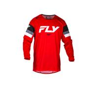 Fly Racing Kinetic S24, maillot M Rouge/Blanc/Gris Rouge/Blanc/Gris