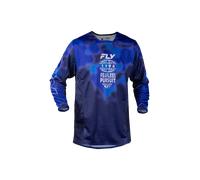 Maillot Cross FLY Racing Kinetic Blur Bleu/Bleu MarineS Bleu,Bleu Marine