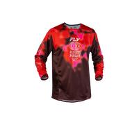 Maillot Cross FLY Racing Kinetic Blur Rouge/BordeauxS Rouge,Bordeaux