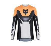 FOX 180 Noble Maillot Motocross, noir-blanc-orange, taille XS pour homme