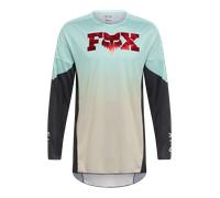 FOX 360 Drip Maillot de motocross, noir-bleu, taille L pour homme