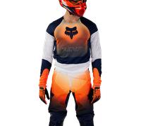 Maillot Cross FOX Racing 1360 Revise Bleu Marine/OrangeXL Bleu Marine,Orange