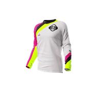 Maillot Cross Freegun Devo Rainbow BlancXXL Blanc
