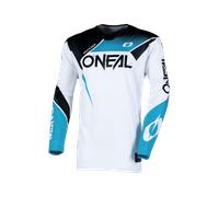 Oneal Hardwear Air Slam Maillot de motocross, noir-blanc-bleu, taille XL pour homme