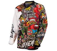Maillot cross O'Neal MAYHEM - CRANK - BLACK MULTI 2023